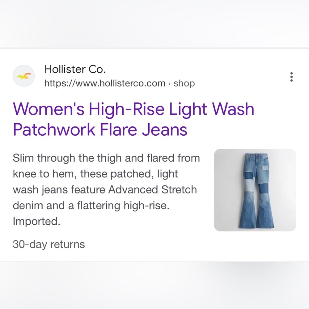 Hollister Jeans (Flare)